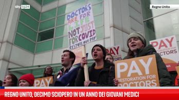 Regno Unito, decimo sciopero dei medici in formazione