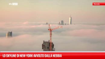 Il timelapse della nebbia che ricopre lo skyline di New York