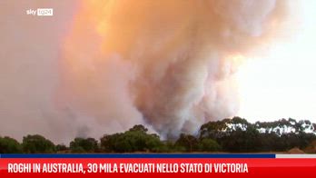 Grave rogo in Australia, 30mila evacuati nello stato di Victoria