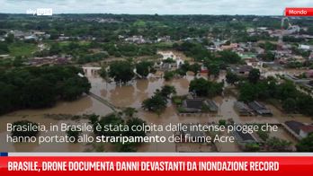 Brasile, drone documenta danni devastanti da inondazione record