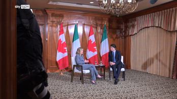Canada, no evento Trudeau-Meloni causa manifestazione Palestina