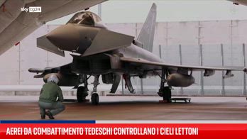 Gli aerei da combattimento tedeschi iniziano i compiti di polizia aerea in Lettonia