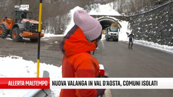 Nuova valanga in Valle d'Aosta, comuni isolati
