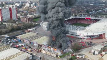 southampton stadio incendio