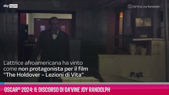 VIDEO Oscar® 2024: il discorso di Da'Vine Joy Randolph