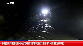 Russia, 13 minatori intrappolati in miniera d'oro