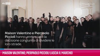 VIDEO Maison Valentino, Pierpaolo Piccioli lascia il marchi