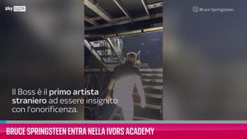 VIDEO Bruce Springsteen entra nella Ivors Academy