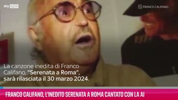 VIDEO Franco Califano, Serenata a Roma cantato grazie all'I