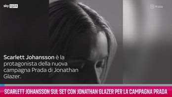 VIDEO Scarlett Johansson sul set per la campagna Prada