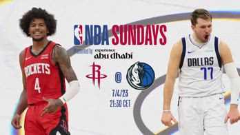 NBA Sundays: Dallas-Houston alle 21.30 su Sky