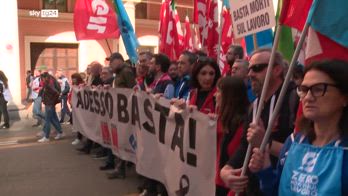 ERROR!  Bologna, i sindacati manifestano per Suviana