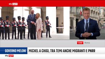 Timeline, A Palazzo Chigi l'incontro Meloni-Michel