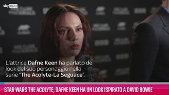 VIDEO The Acolyte, Dafne Keen  look ispirato a David Bowie
