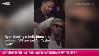 VIDEO Saturday Night Live, Gosling e Blunt cantano Swift