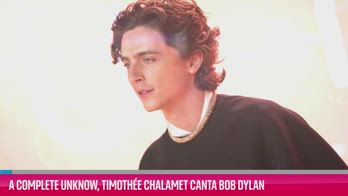 VIDEO A Complete Unknow, TimothÃ©e Chalamet canta Bob Dylan