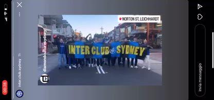 inter club sidney festa video