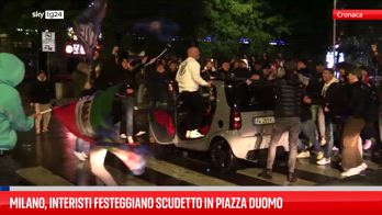 Scudetto all'Inter, i festeggiamenti a Milano
