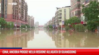 Cina, nuove piogge nella regione allagata di Guangdong