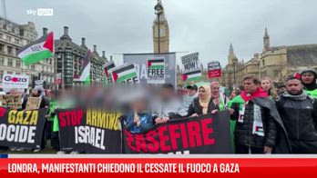 Londra, in piazza per l'appello al cessate il fuoco a Gaza