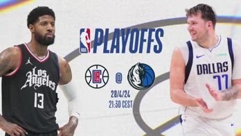 Playoff NBA, Dallas-LA Clippers gara-4 alle 21.30 su Sky