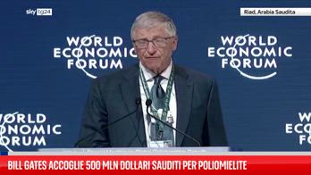 Bill Gates accoglie 500 mln dollari sauditi per poliomielite