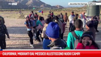 California, migranti dal Messico allestiscono nuovi campi