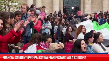 Parigi, polizia sgombera manifestanti filo Palestina alla Sorbona