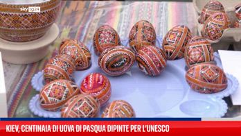 Ucraini dipingono uova di Pasqua per sostenere candidatura UNESCO