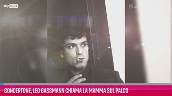 VIDEO Concerto 1 Maggio,Leo Gassmann chiama mamma sul palco