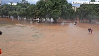 Tragica alluvione nello stato Rio Grande do Sul in Brasile