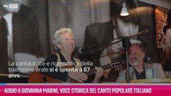 VIDEO Addio a Giovanna Marini, voce del canto popolare