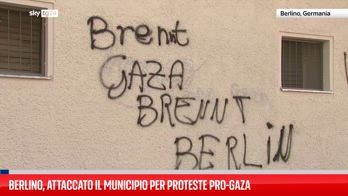 Berlino, attaccato il municipio per proteste pro-Gaza