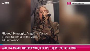 VIDEO Angelina Mango all'Eurovision, il dietro le quinte