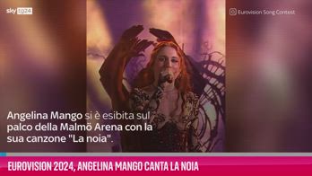 VIDEO Eurovision, esibizione Angelina Mango