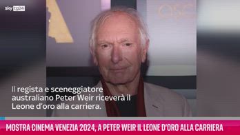 VIDEO Mostra Cinema Venezia 24, Peter Weir il Leone d'oro
