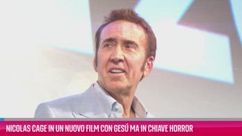VIDEO Nicolas Cage, nuovo film con GesÃ¹ ma in chiave horror