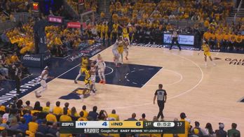 NBA, 35 punti per Tyrese Haliburton contro i Knicks gara-3