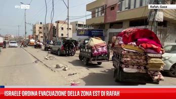 Israele ordina evacuazione della zona est di Rafah