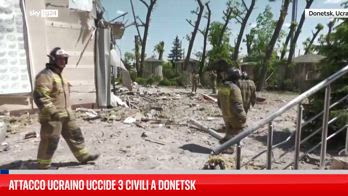 Attacco ucraino uccide 3 persone a Donetsk