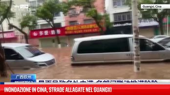 Cina, inondazioni e frane affliggono la regione del Guangxi
