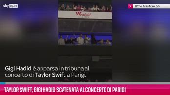 VIDEO Taylor Swift, Gigi Hadid si scatena al live di Parigi