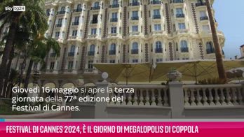 VIDEO Festival di Cannes 2024, Ã¨ il giorno di Megalopolis