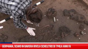 Germania, scavo in Bavaria rivela scheletro di 7mila anni fa