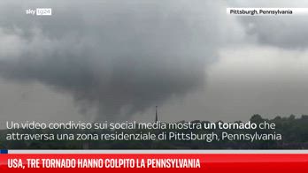 Pennsylvania, un testimone oculare cattura il tornado