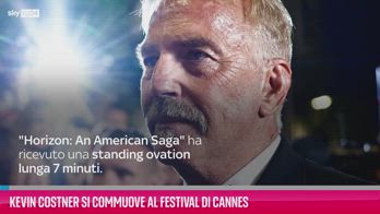 VIDEO Kevin Costner 7 minuti applausi a Cannes per Horizon