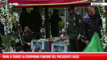 Cerimonia funebre per il presidente iraniano Raisi
