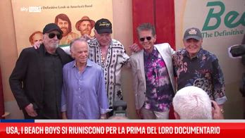 I Beach Boys riuniti per la première hollywoodiana del loro documentario