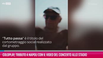 VIDEO Coldplay, tributo a Napoli con il video del concerto
