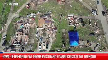 Iowa, le riprese dei droni rivelano la devastazione del tornado a Greenfield